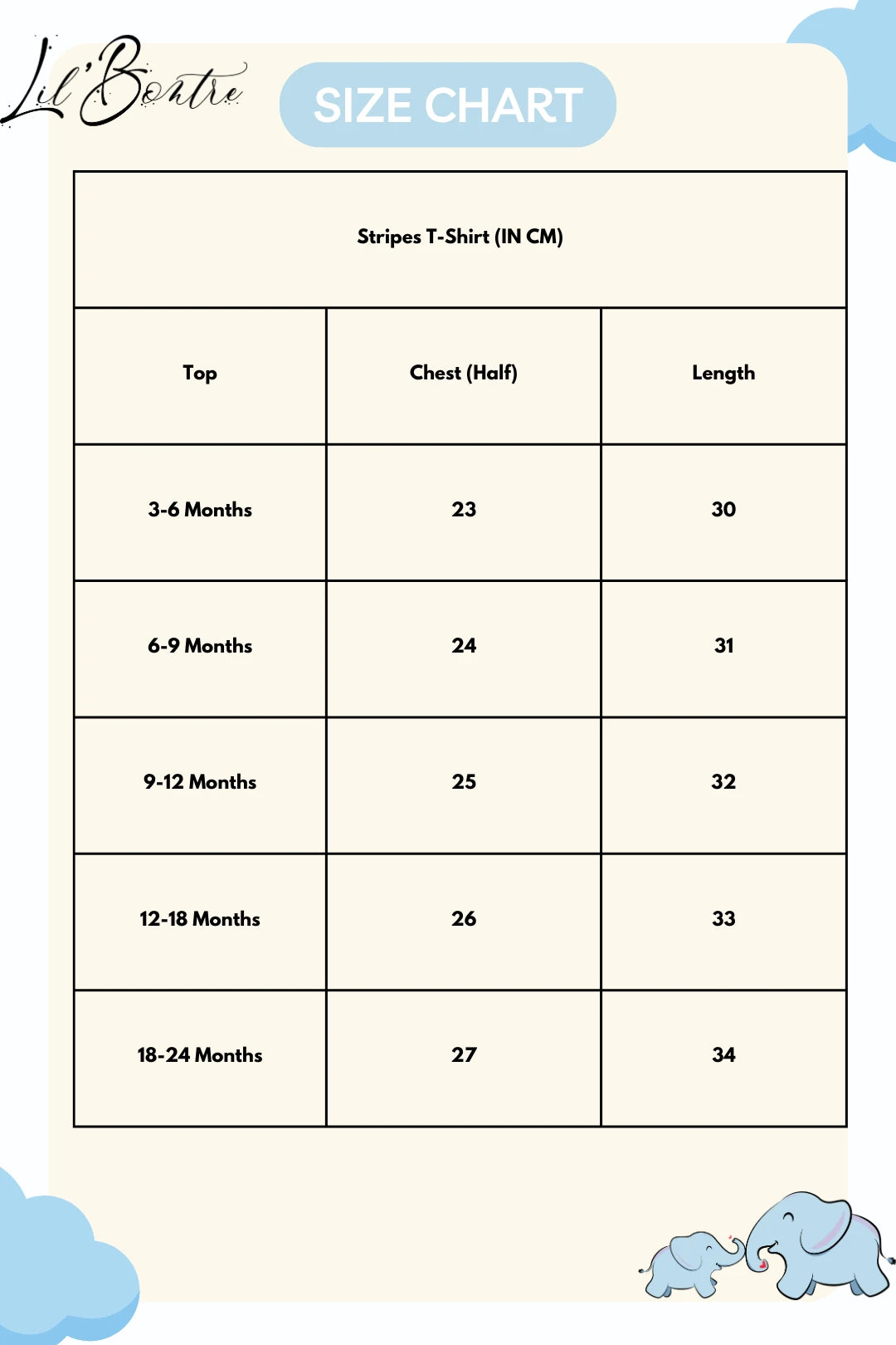 Stripes-T-Shirt-Size-Chart
