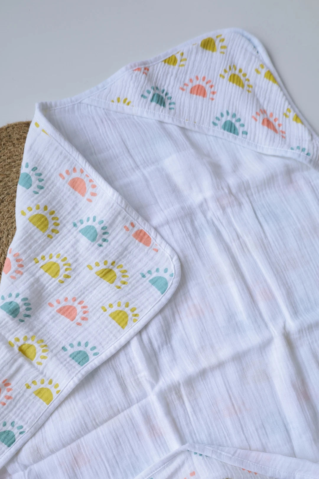 Sunshine-Muslin-Hooded-Baby-Towel