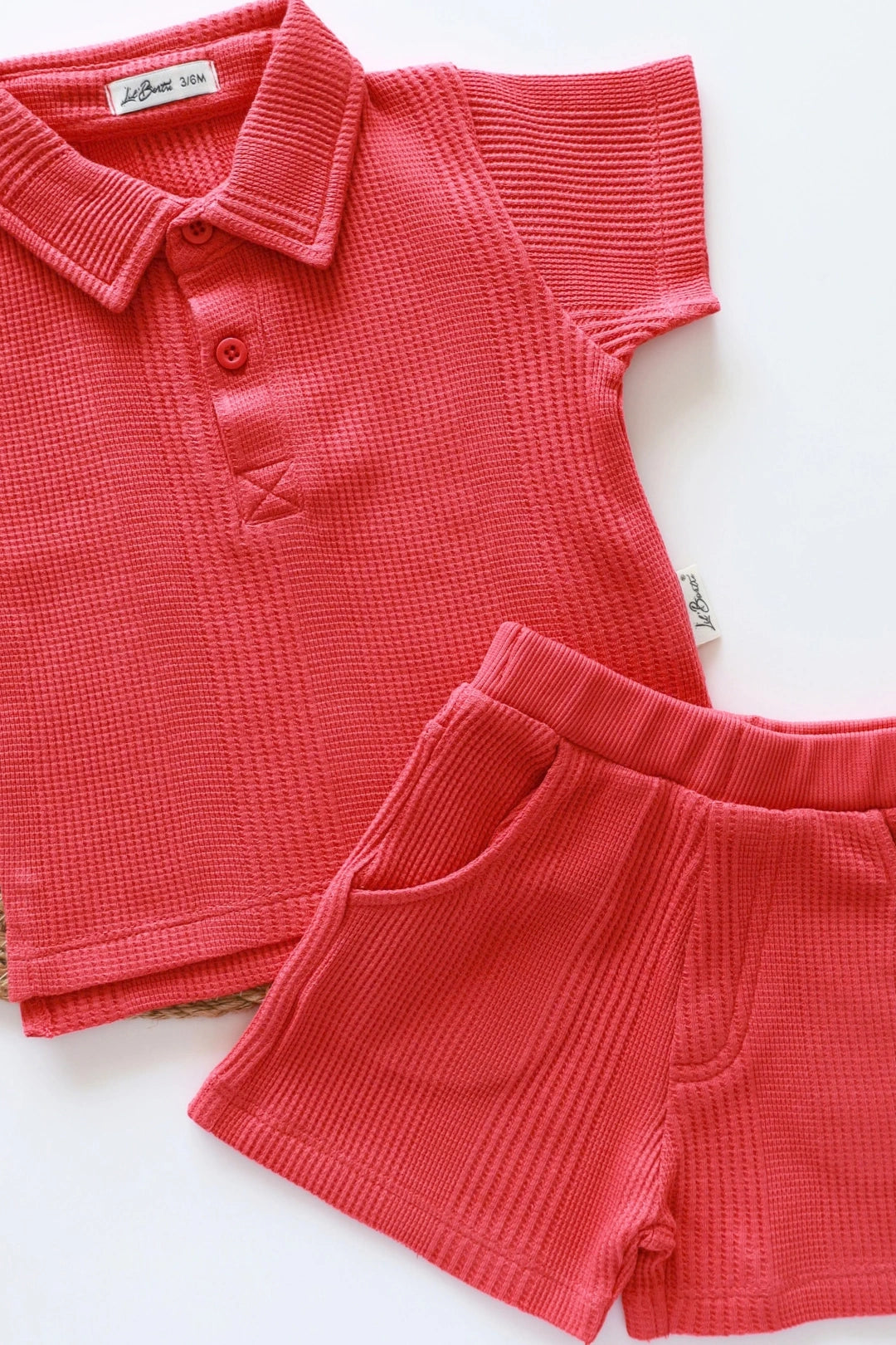 Teddy-With-Scarf-Kids-Top-and-Shorts