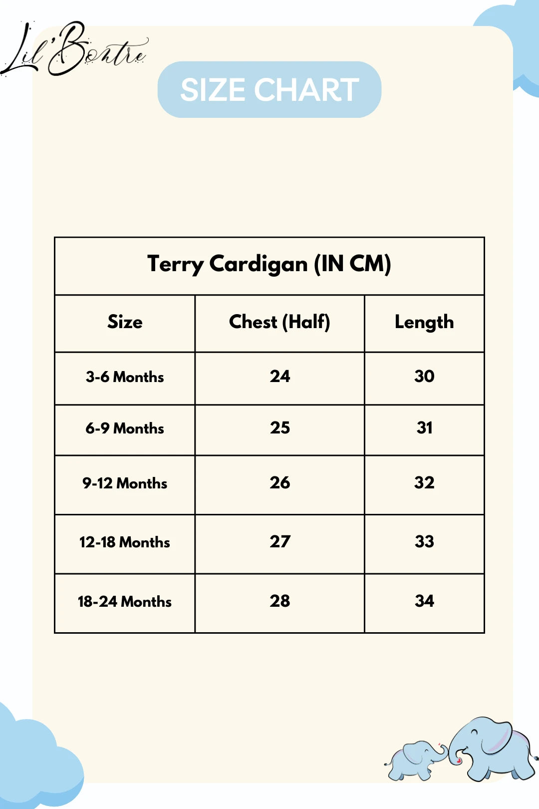 Terry-Cardigan-Size-Chart