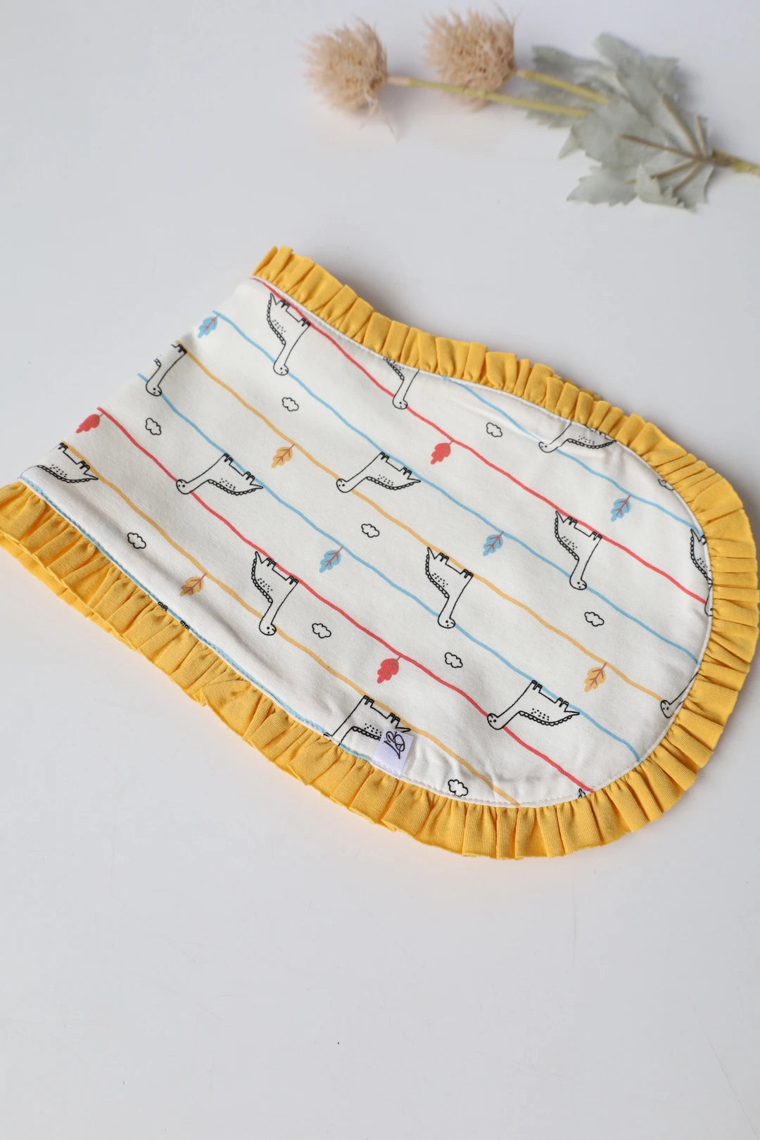 Tiny-Saurs-Baby-Burp-Cloths