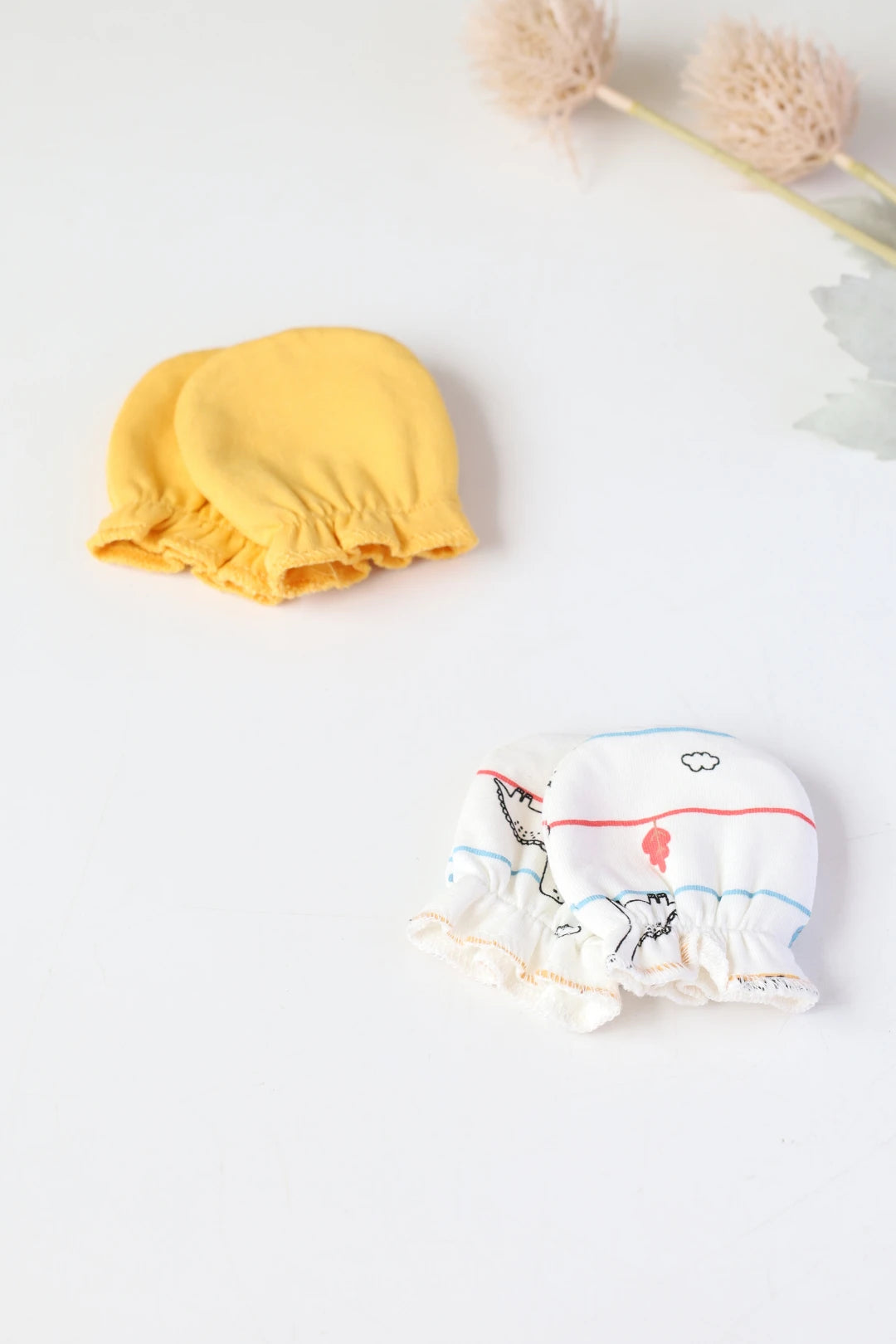 Tiny-Saurs-Baby-Mittens-Combo