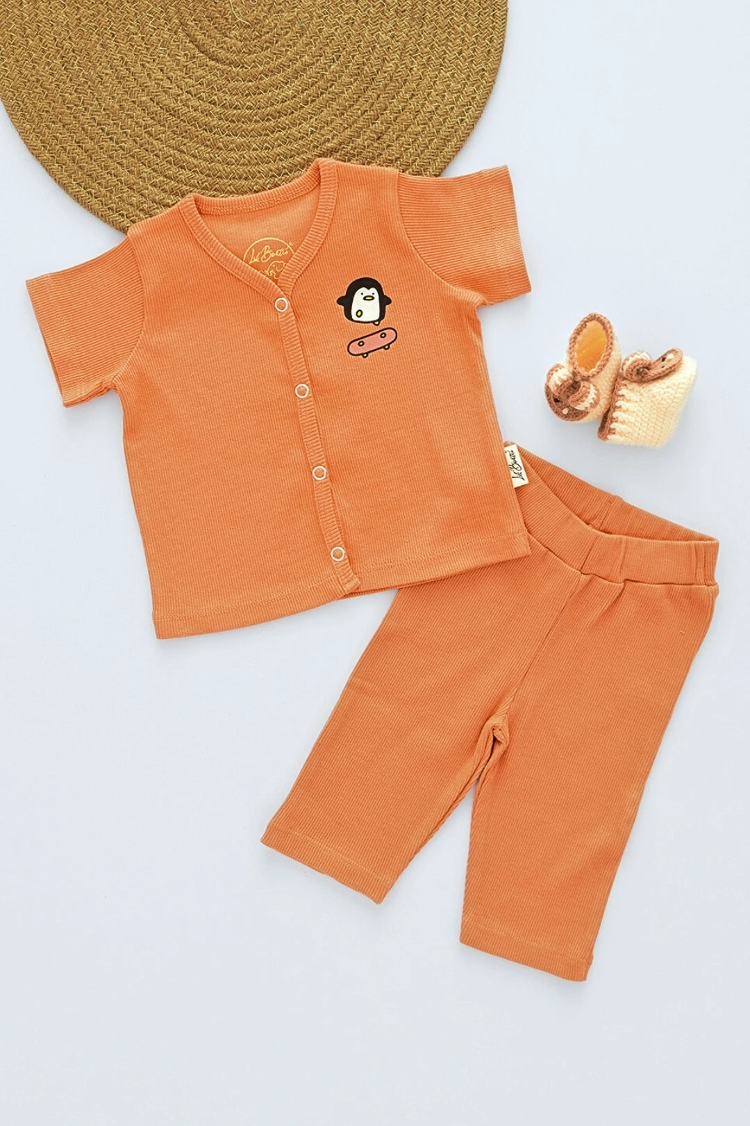 Tiny-tux-RibKnit-Unisex-Baby-Top-and-Pant-Set