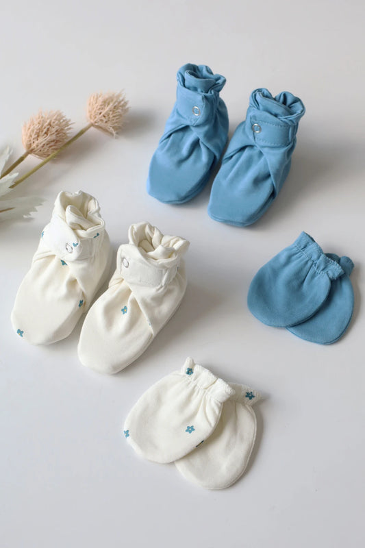 Twin-Dew-Baby-Mittens-and-Booties