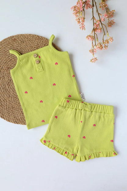Twirlies Clorie-Baby Girls Spaghetti Bloomer