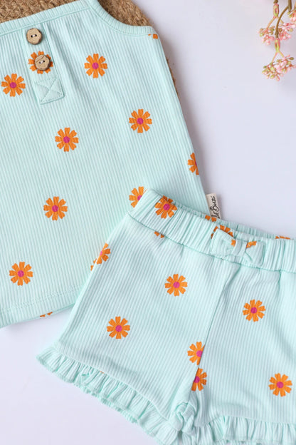 Twirlies Daisy Rae-Baby Girls Spaghetti Bloomer