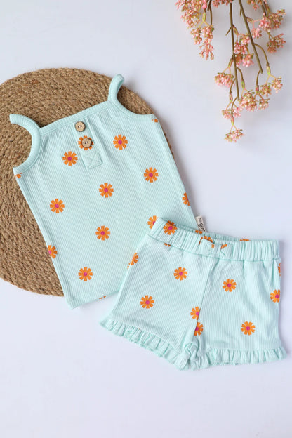 Twirlies Daisy Rae-Baby Girls Spaghetti Bloomer