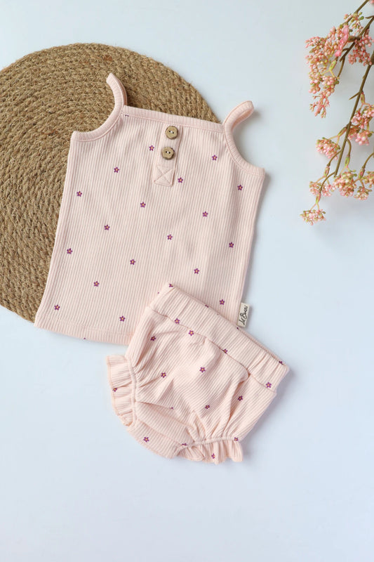 Twirlies Fleurette-Baby Girls Spaghetti Bloomer
