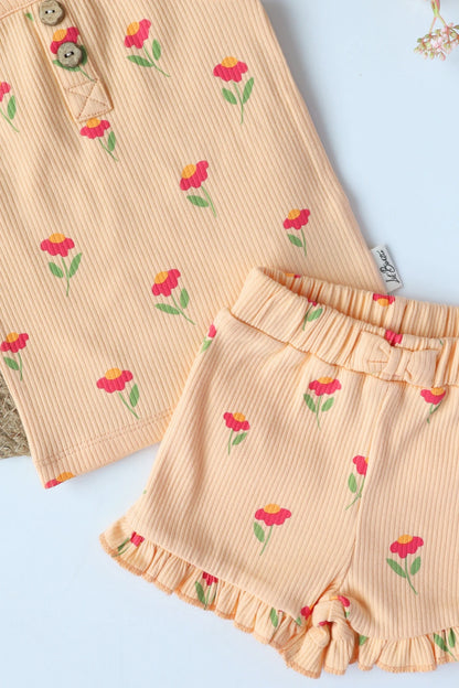 Twirlies Floret-Baby Girls Spaghetti Bloomer