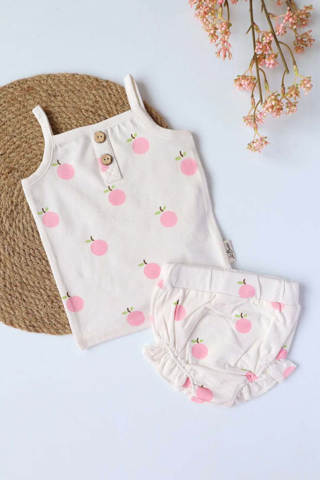 Twirlies Orangelle-Baby Girls Spaghetti Bloomer