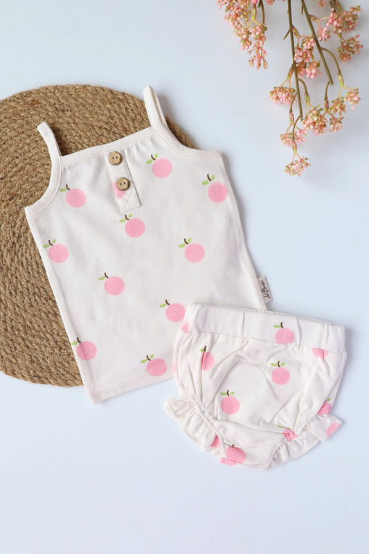 Twirlies Orangelle-Baby Girls Spaghetti Bloomer