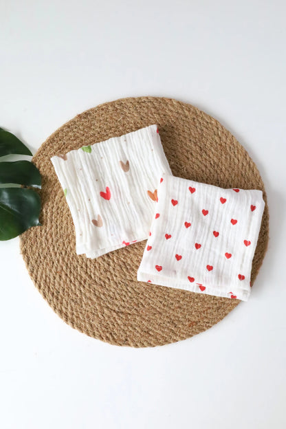 Two Little Heart-Baby Wipes