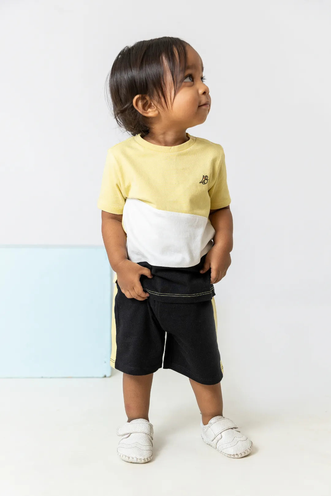 Unisex-Kids-Top-and-Shorts-Set-Z-Patch-Set