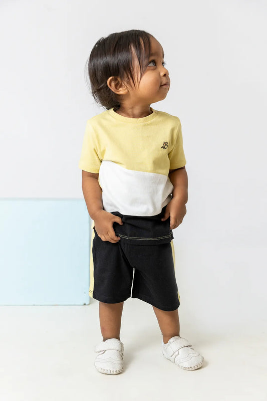 Unisex-Kids-Top-and-Shorts-Set-Z-Patch-Set