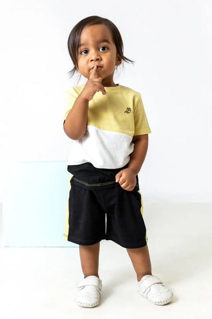 Unisex-Kids-Top-and-Shorts-Set-Z-Patch-Set