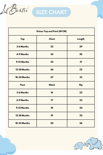 Unisex_Top_and_Pant-Smile-Size-Chart