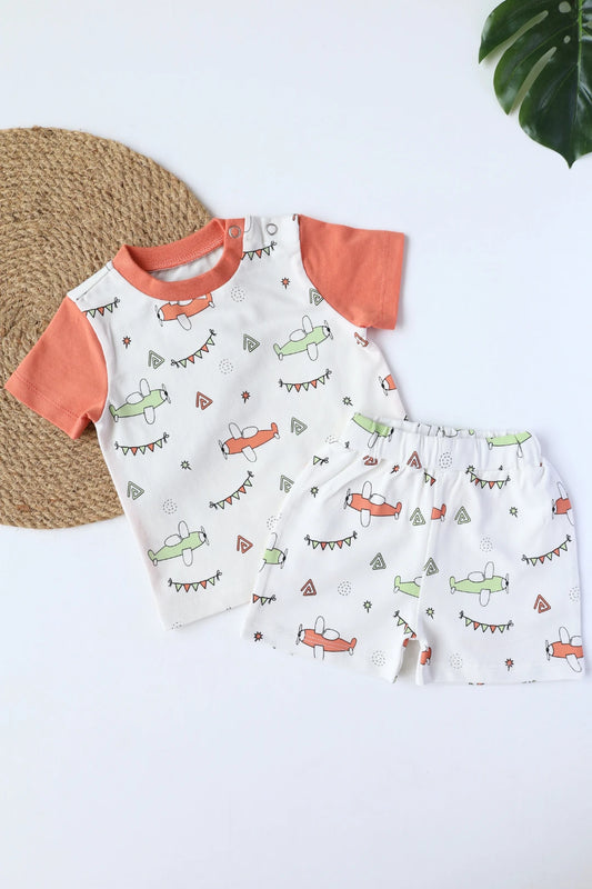 Urban Twos-Air Glide-Boys T-Shirt Shorts Set