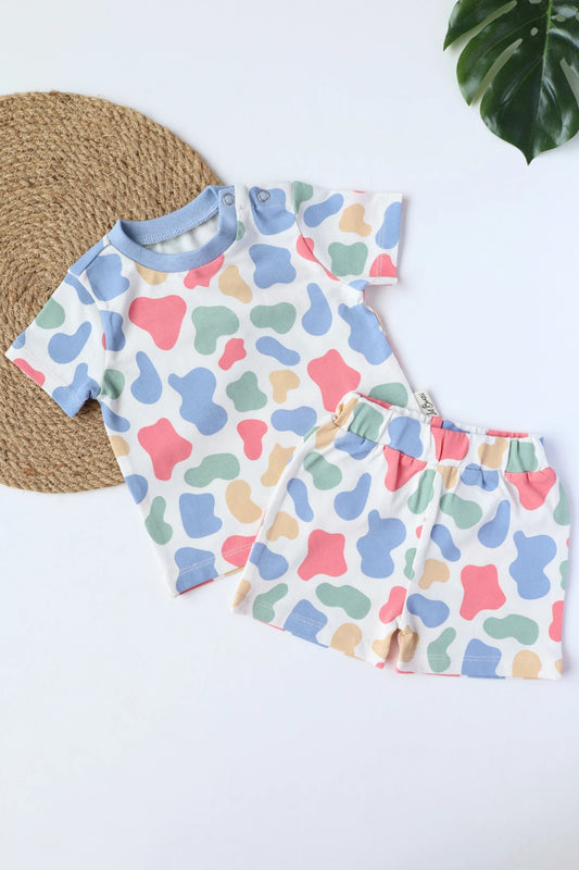 Urban Twos-Camo Crest-Boys T-Shirt Shorts Set
