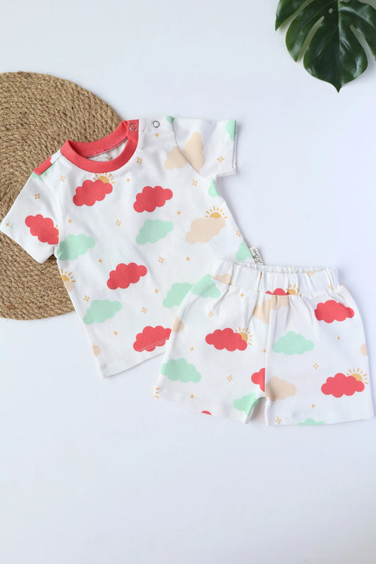 Urban Twos-Fluffy Drift-Boys T-Shirt Shorts Set