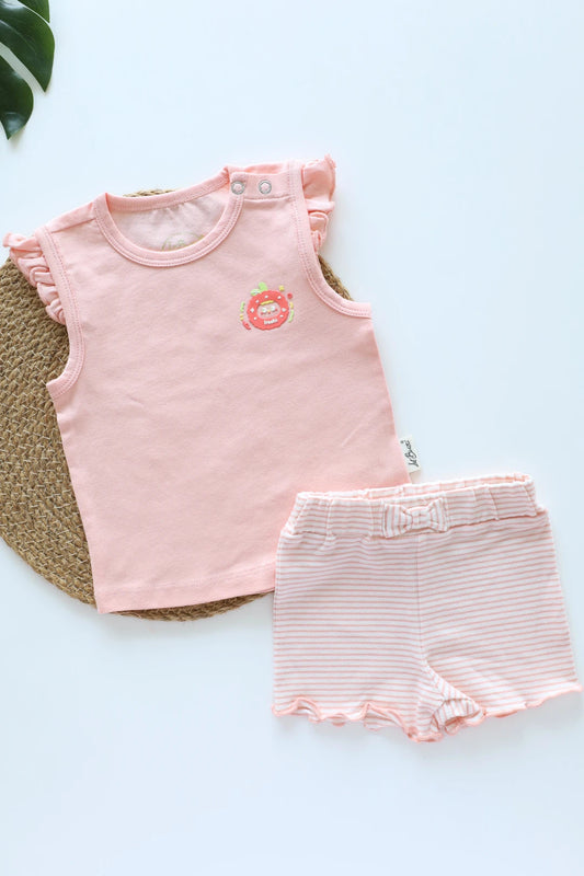 Vivid-Due-Lychee-Kids-Vest-and-Shorts