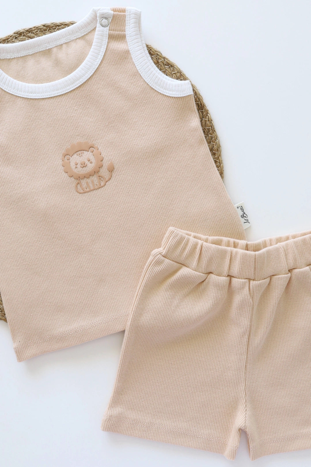 Vivid-Due-Mufasa-Kids-Vest-and-Shorts