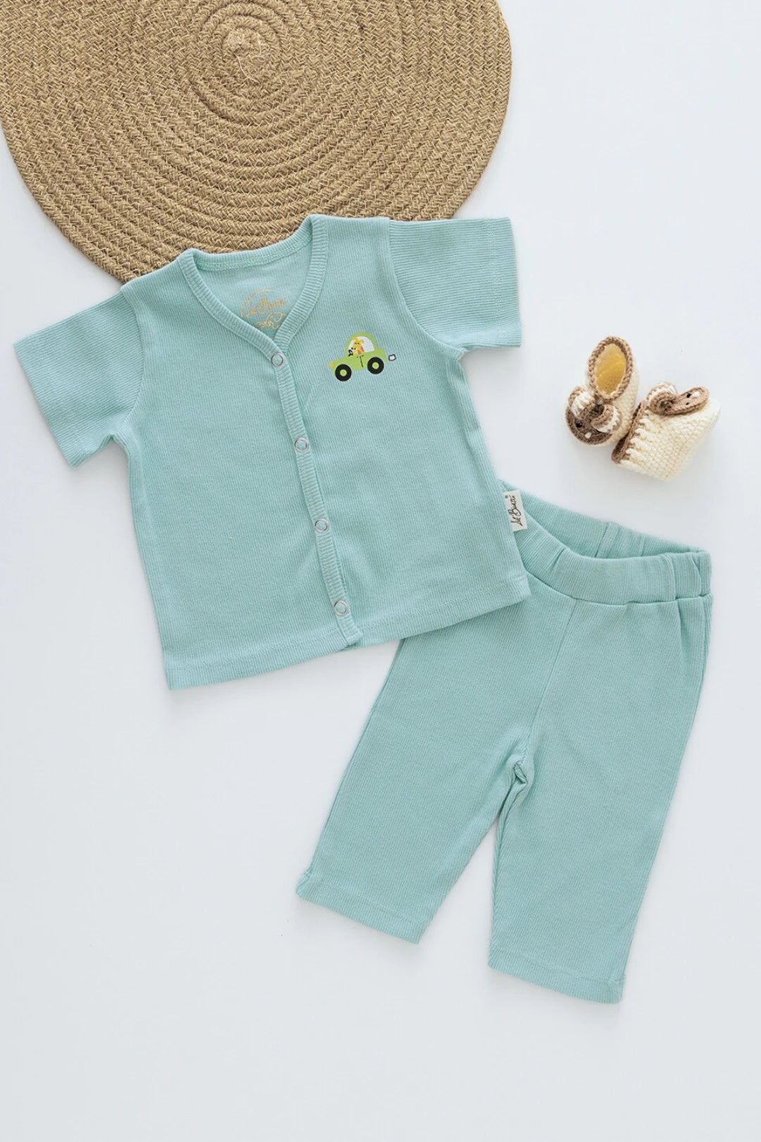 Vroomster-RibKnit-Unisex-Top-and-Pant-Set