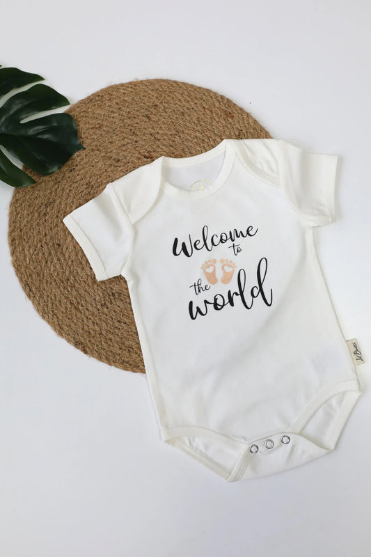 Welcome To The World-Digital Romper