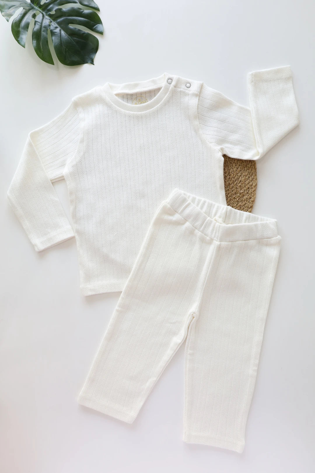 White-Pointelle-T-ShirtandPant