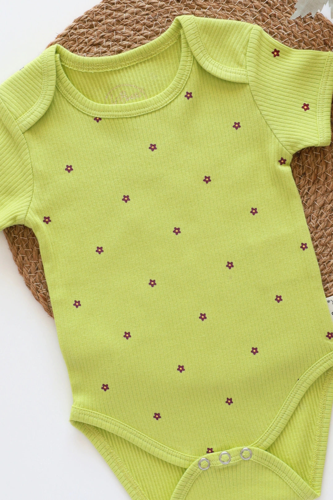 Wild Lime-Classic Baby Romper