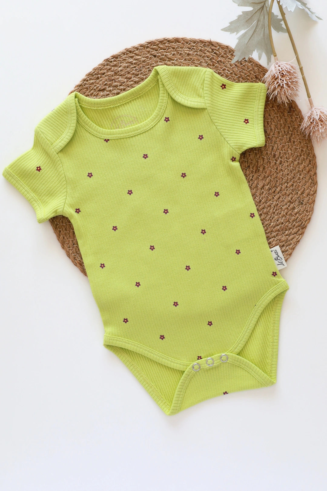 Wild Lime-Classic Baby Romper