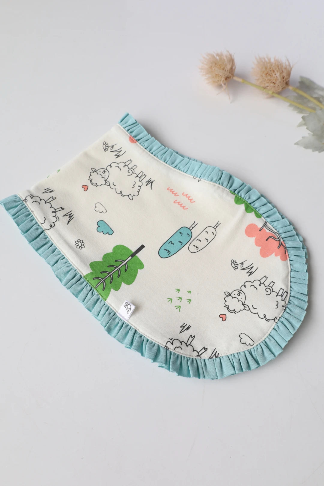 Wolly-Flock-Baby-Burp-Cloths