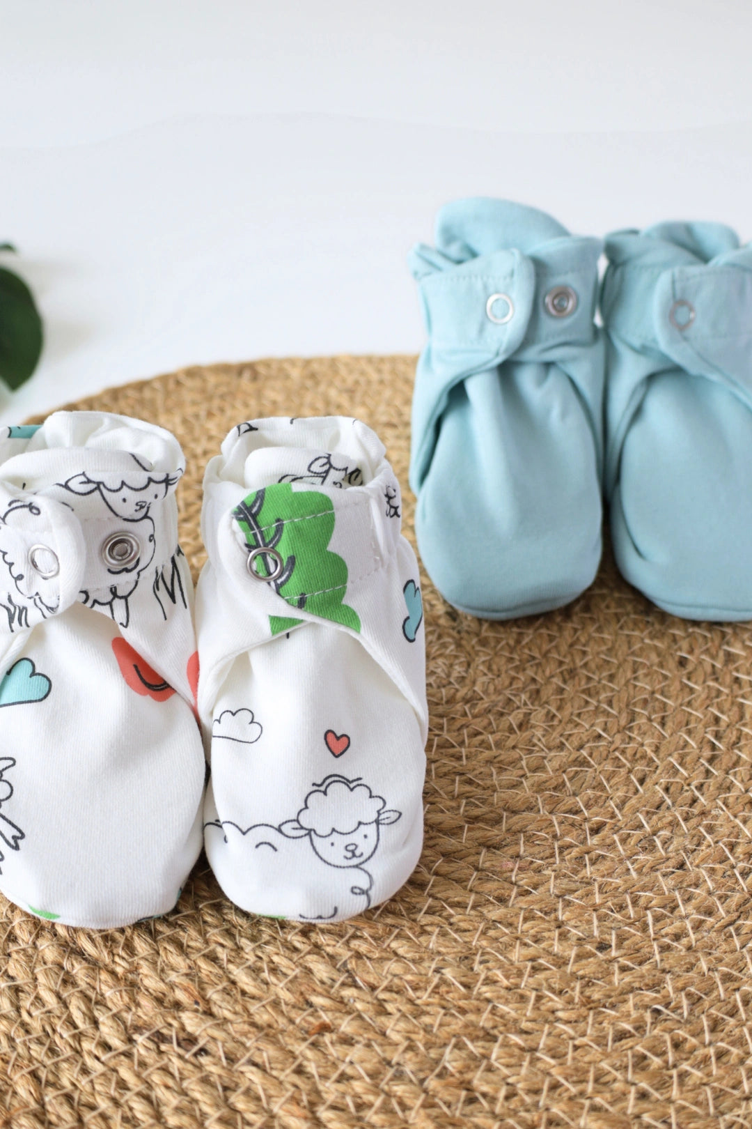Woolly Woods-Baby Booties Pack of 2